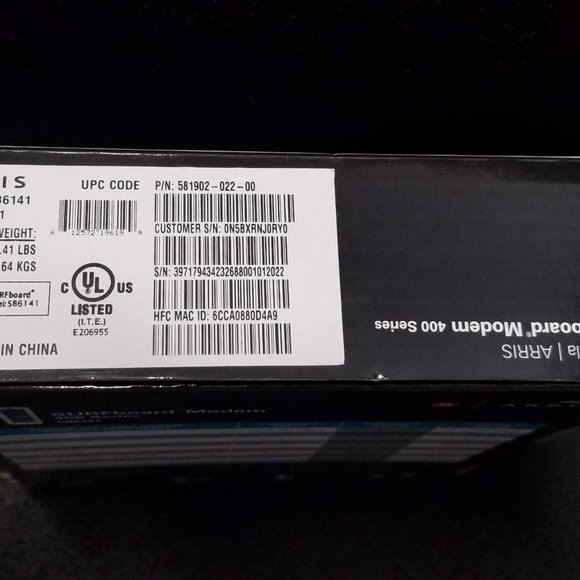 ARRIS SURFboard SB6141 DOCSIS 3.0 Cable Modem - Picture 5 of 5
